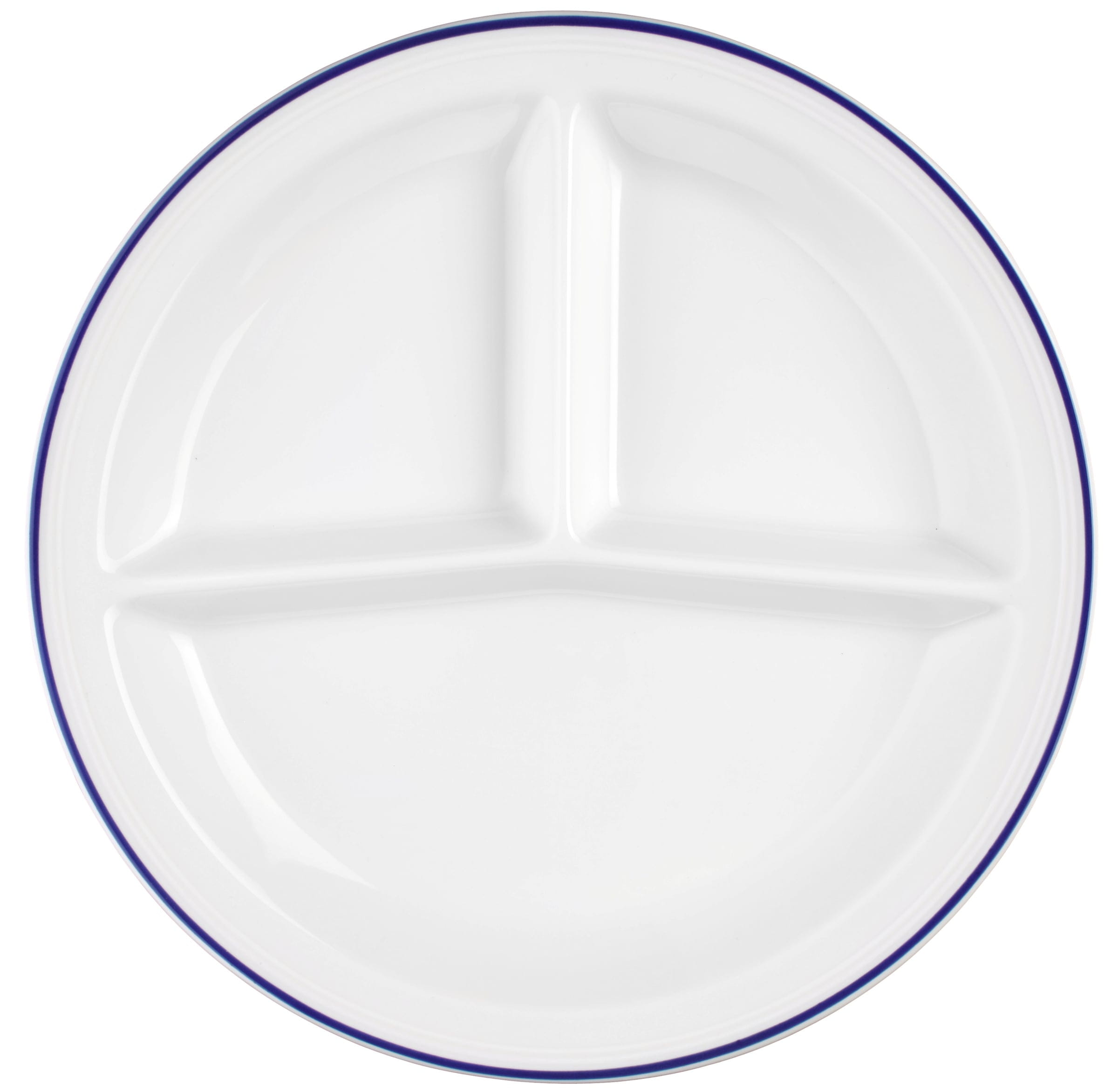 Platte rund mit Relief V219 IM rund 3 tlg. 25,5cm VITALIS blaues band