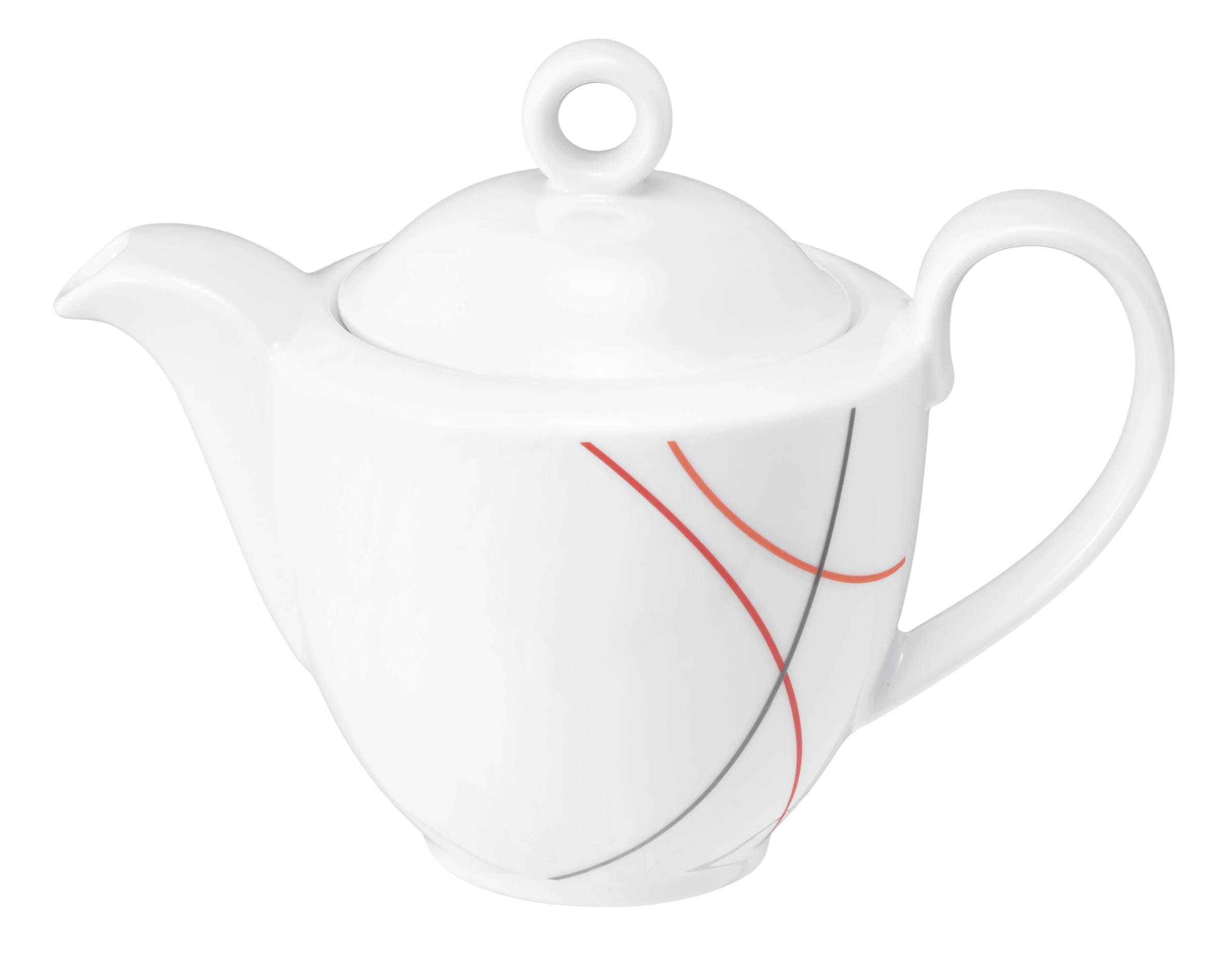 Kaffeekanne rund 1 0,38l COMMUNITY red line