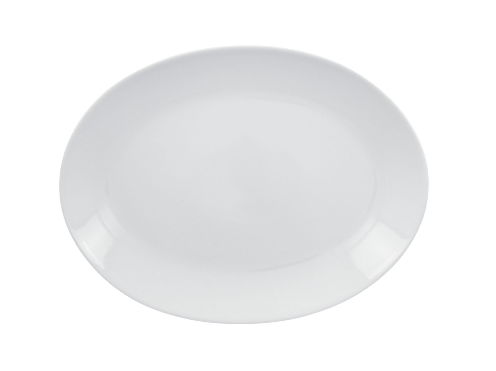Platte oval 36x27x3,5cm ORION white