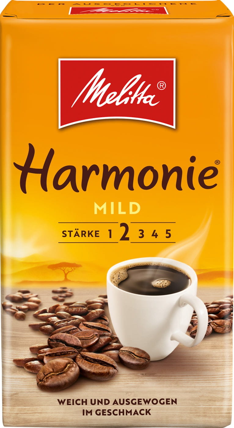 Melitta Cafe Harmonie gemahlener Kaffee Inhalt: 500g