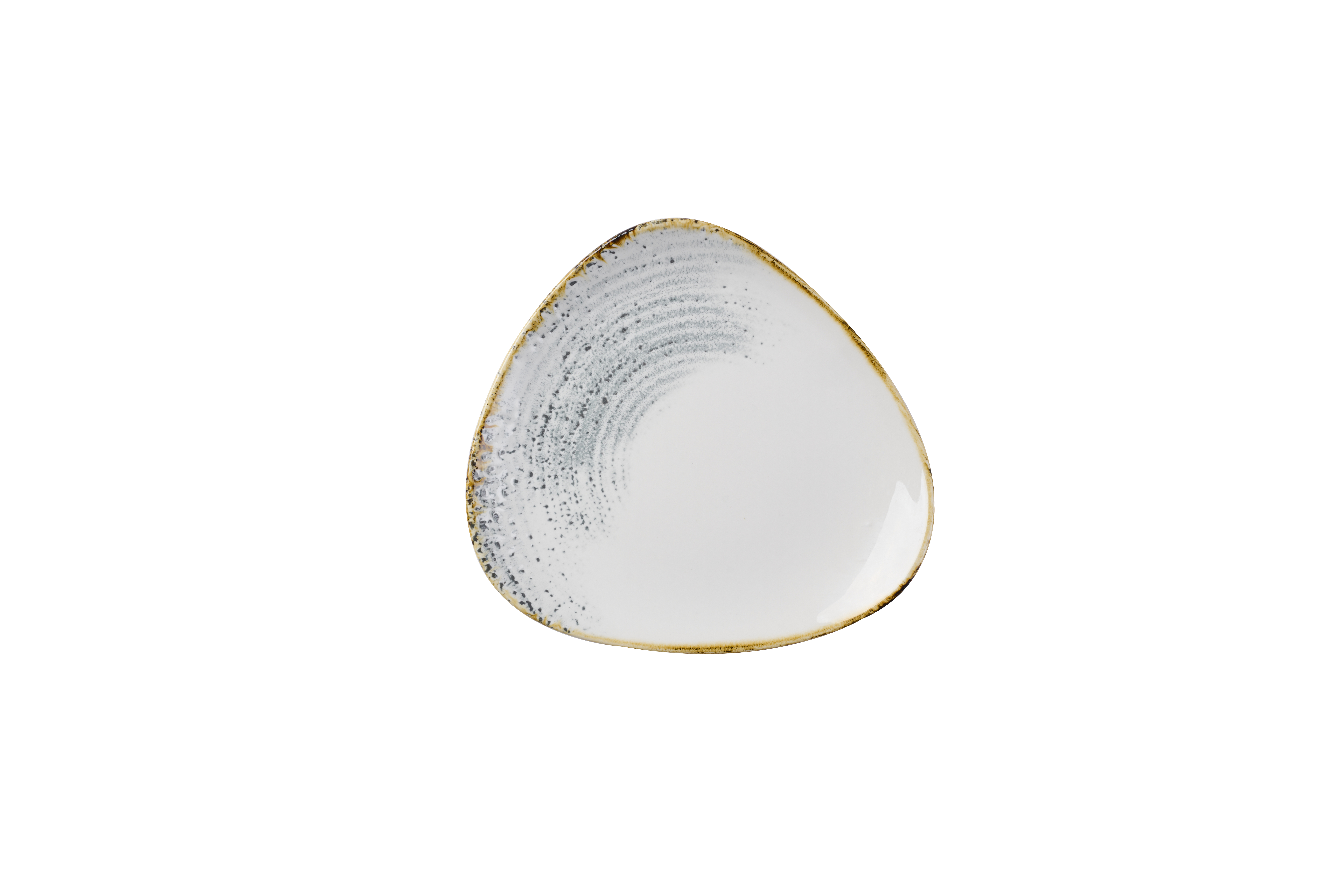 Teller flach dreieckig 19,2cm STUDIO PRINTS HOMESPUN ACCENTS jasper grey