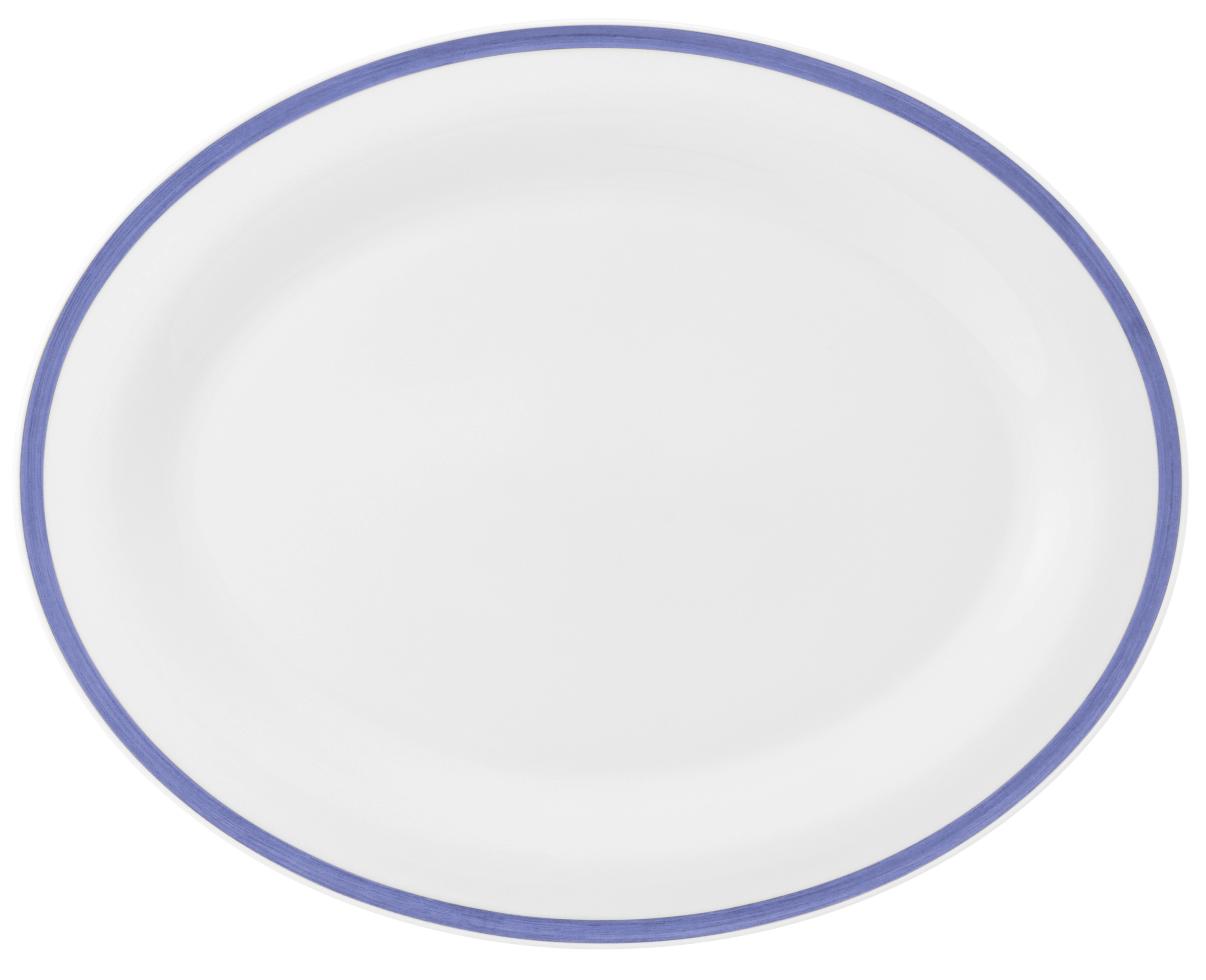 Platte oval oval 35cm COMMUNITY pinselband blau