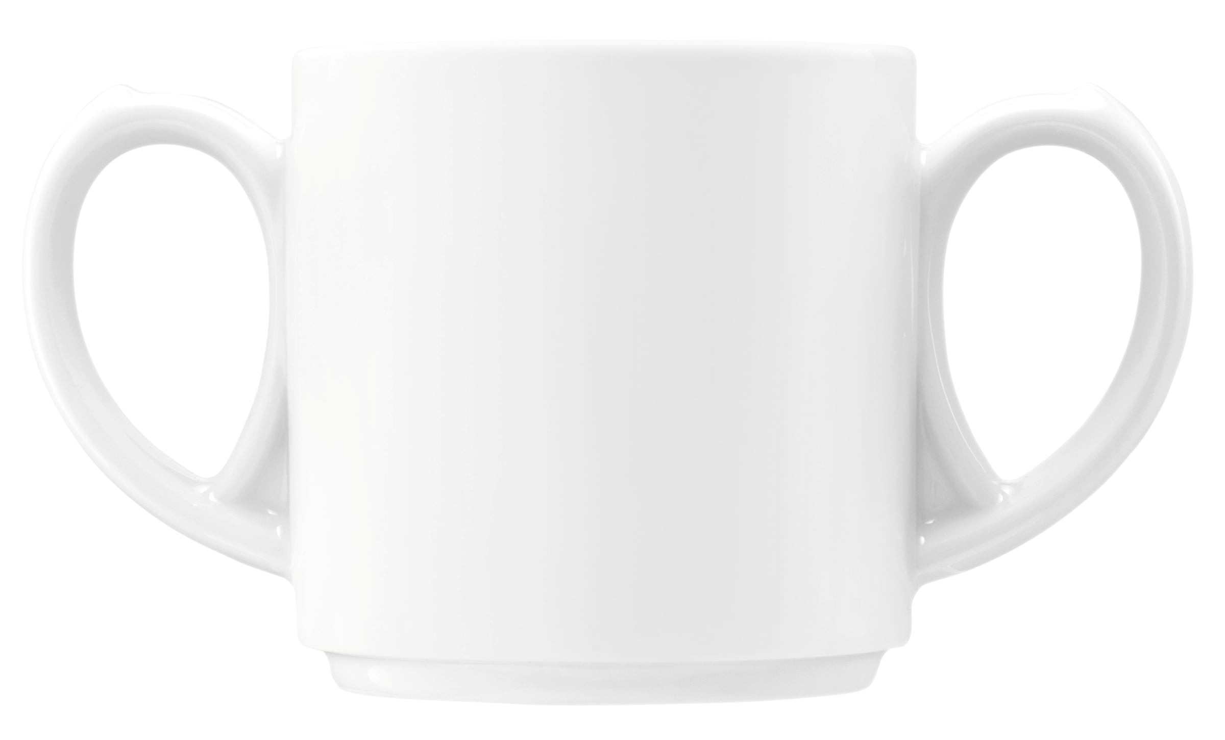 Becher rund mit 2 Henkel 0,28l COMMUNITY weiß