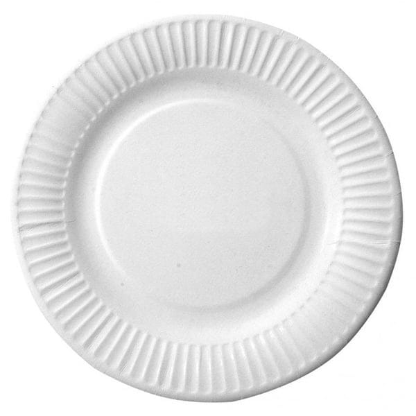 100 Stück Pappteller rund 20cm KU 20