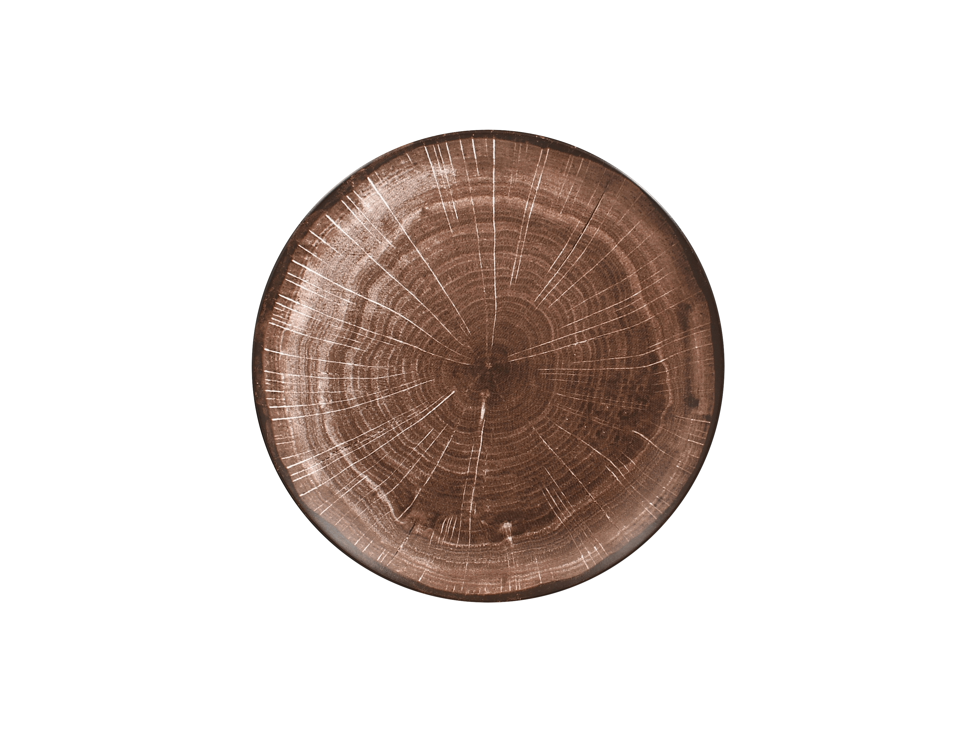 Teller coup 27cm FUSION WOODART oak-brown