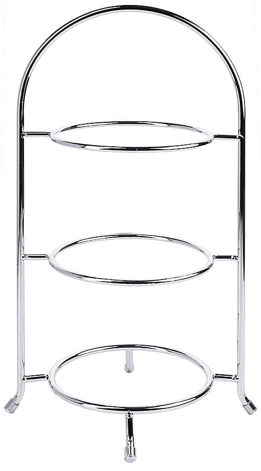 Telleretagere D=27,5cm H=47cm verchromt