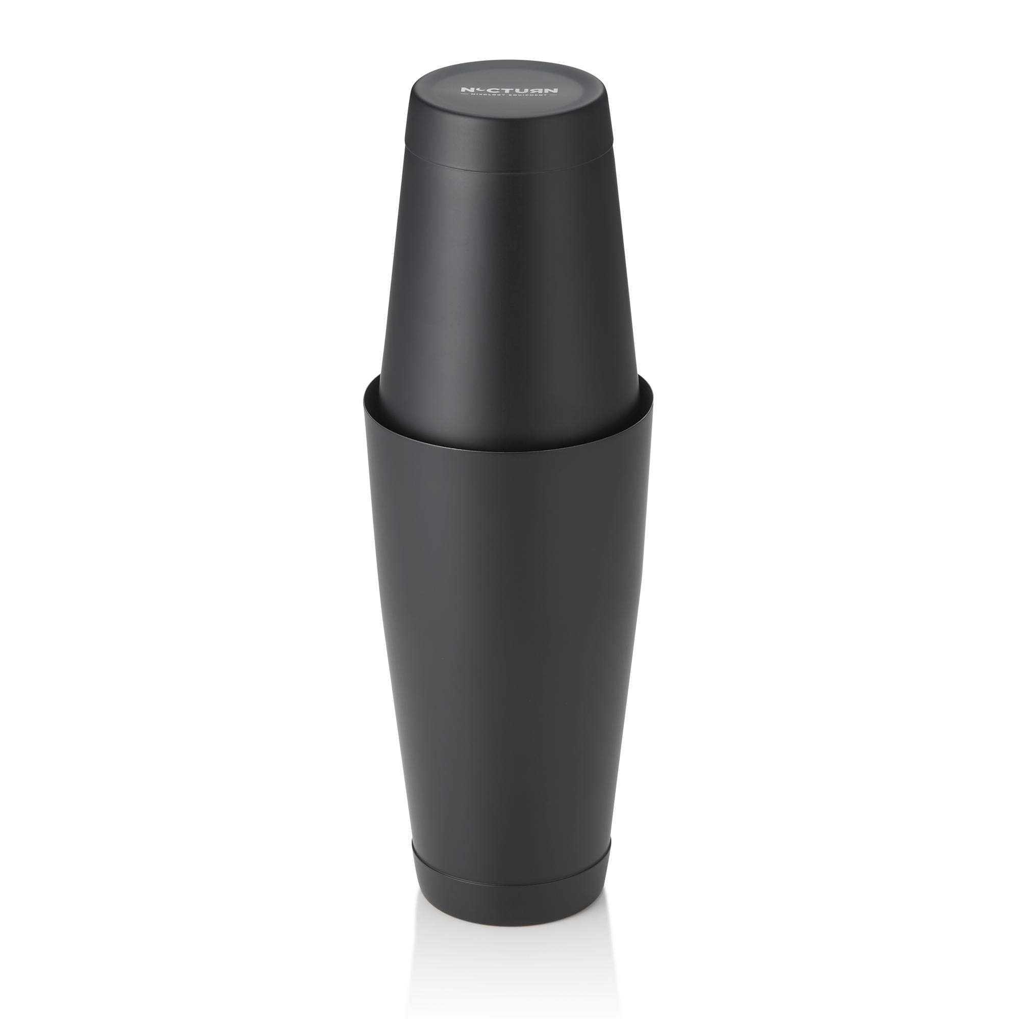 Shaker Tin Tin 0,8l Ø9cm NOCTURN 18/8 schwarz matt