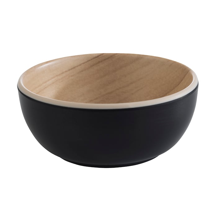 Schale Ø 8,5 cm, H: 3,5 cm FRIDA schwarz-beige