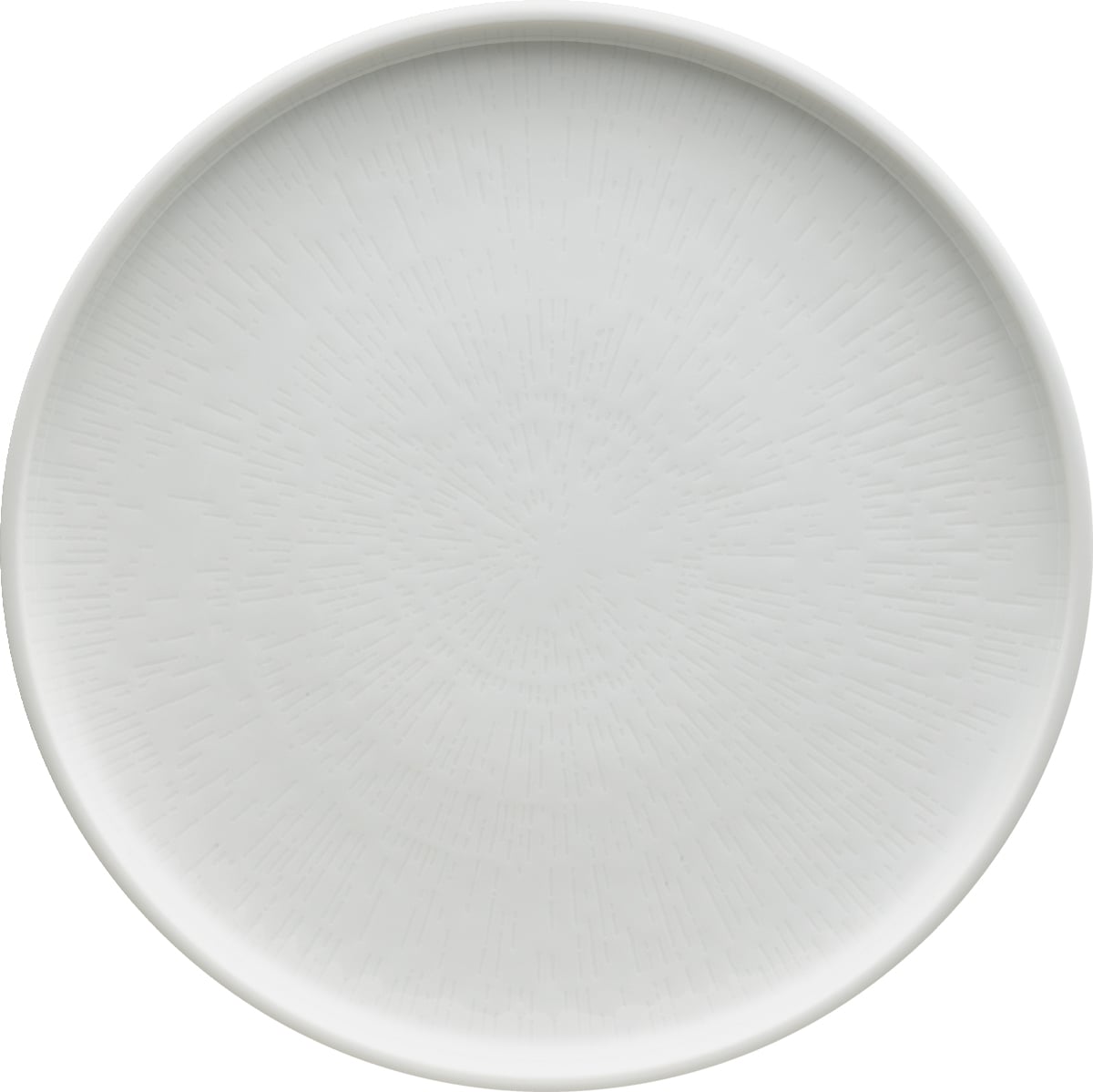 Teller flach rund coup Struktur 28cm SHIRO