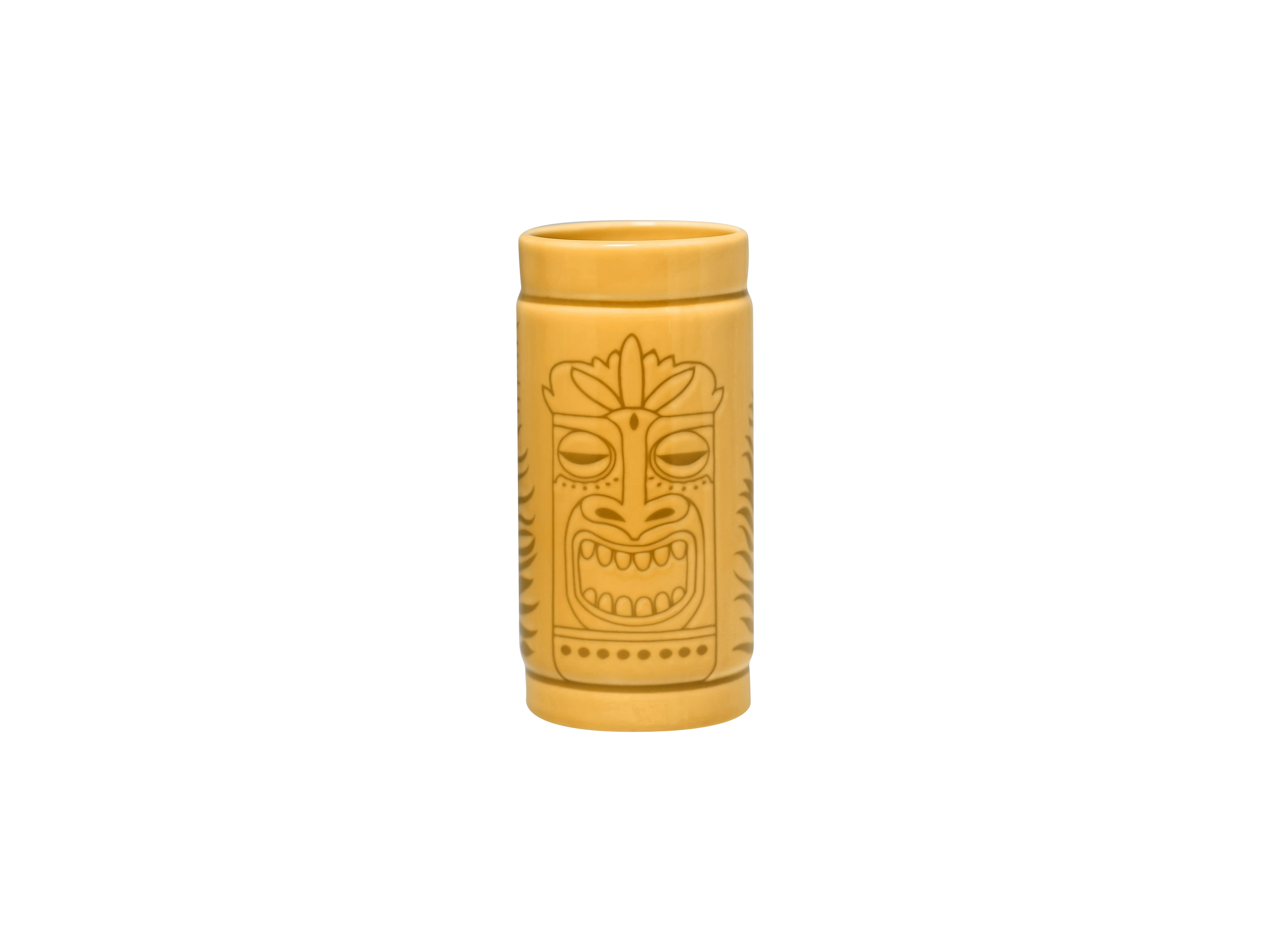 Tiki-Becher Ø7cm H14,5cm 0,415L AZTEK yellow