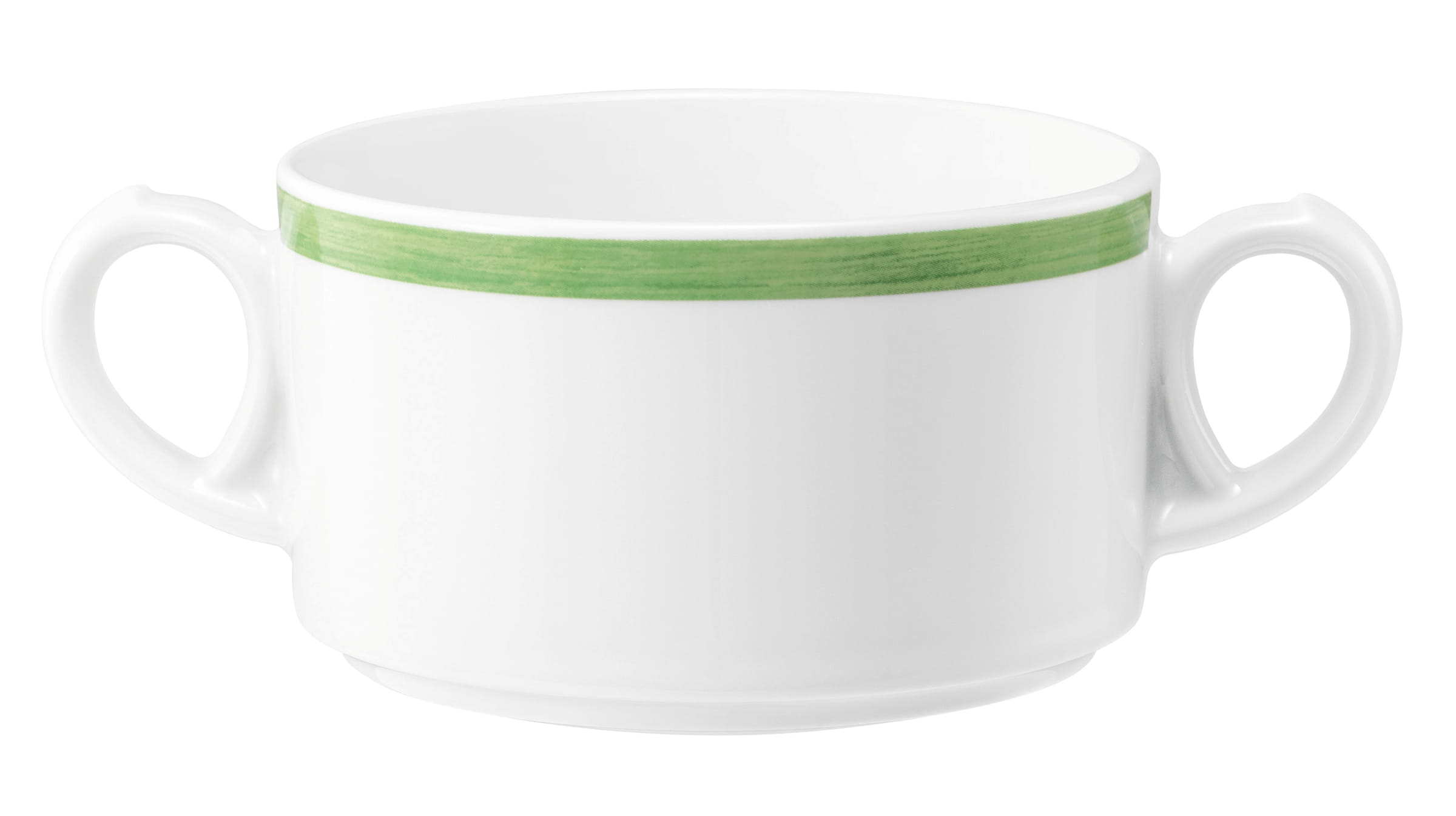 Suppentasse rund 0,3l COMMUNITY pinselband grün