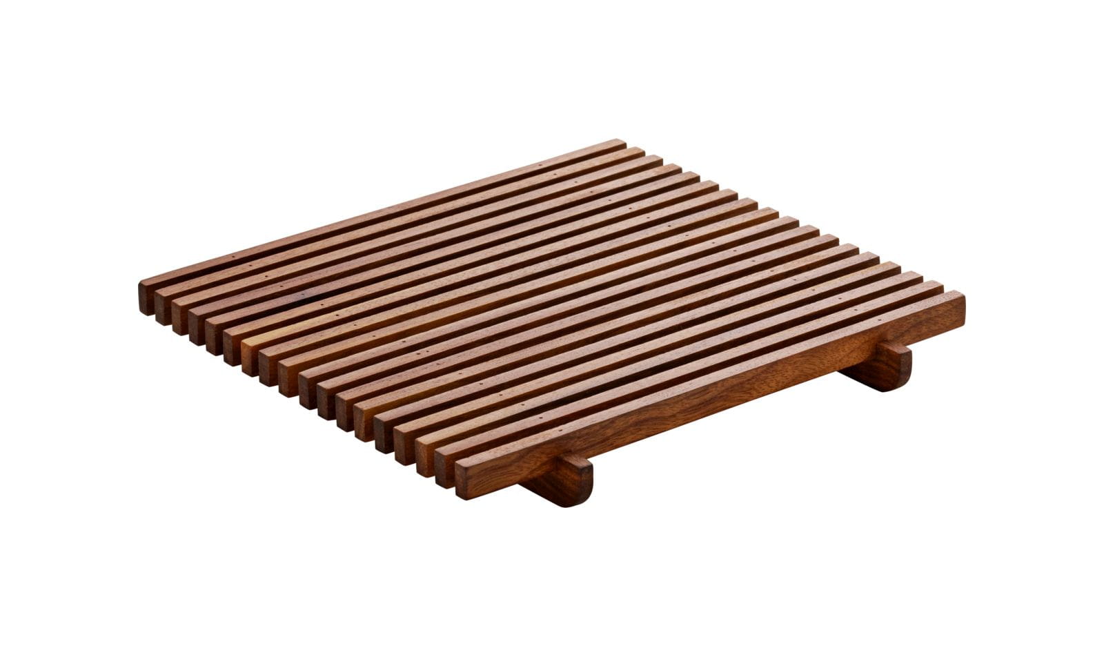 Krümelgitter 18x18cm Nussbaum