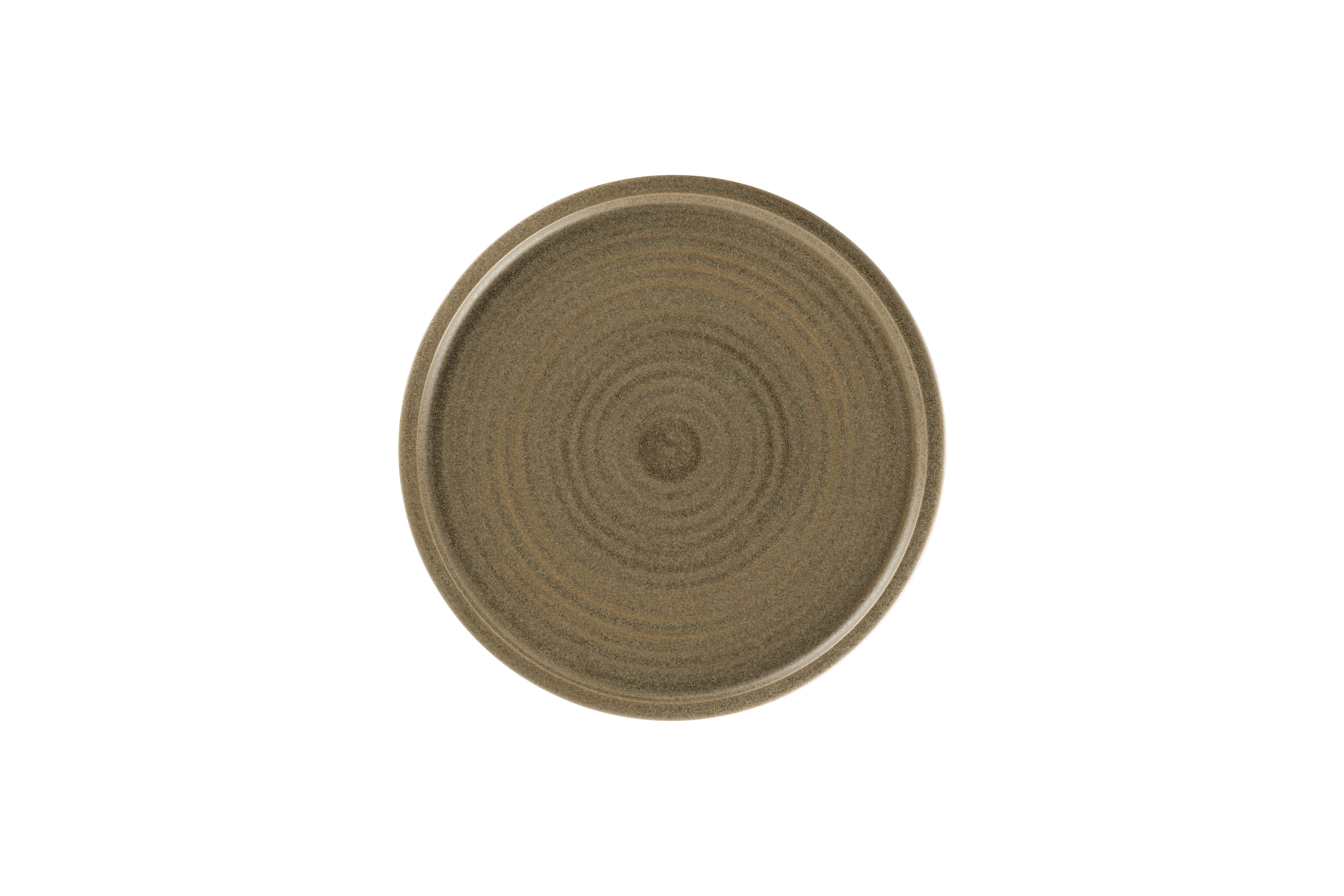 Teller flach coup Ø23,8cm H2,2cm 0 EASE SELVA dark brown