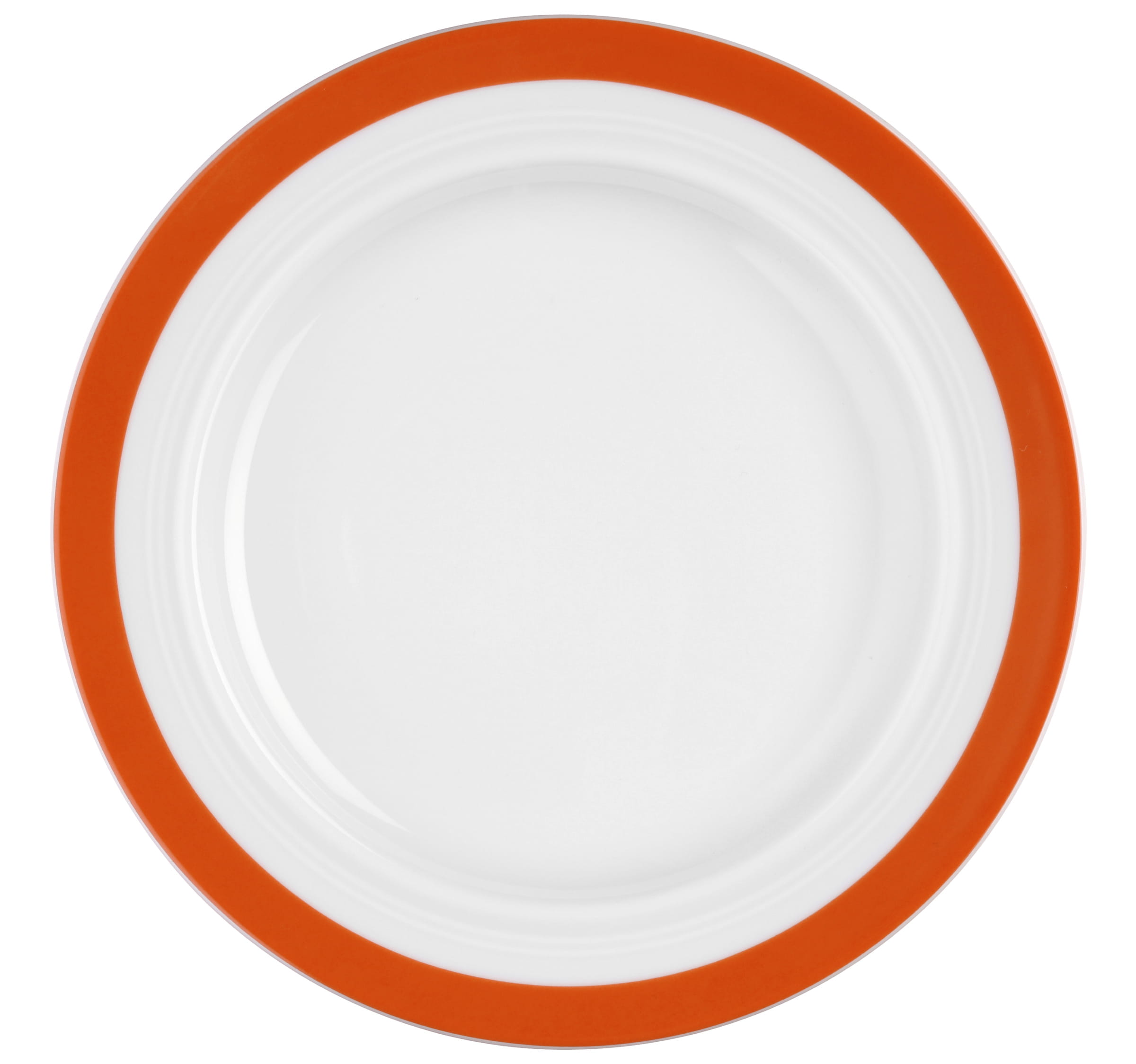 Teller rund mit Relief flach 20cm VITALIS rotes band