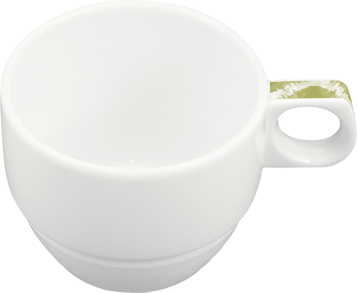 Kaffeetasse stapelbar 0,18l DIMENSION calmera green