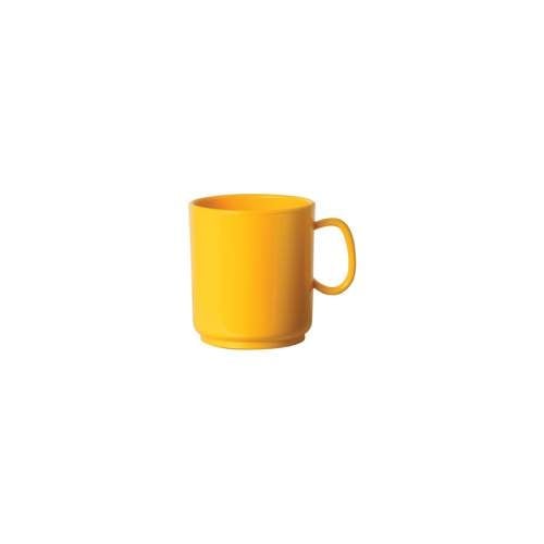Kaffeebecher 0,25L gelb stapelbar