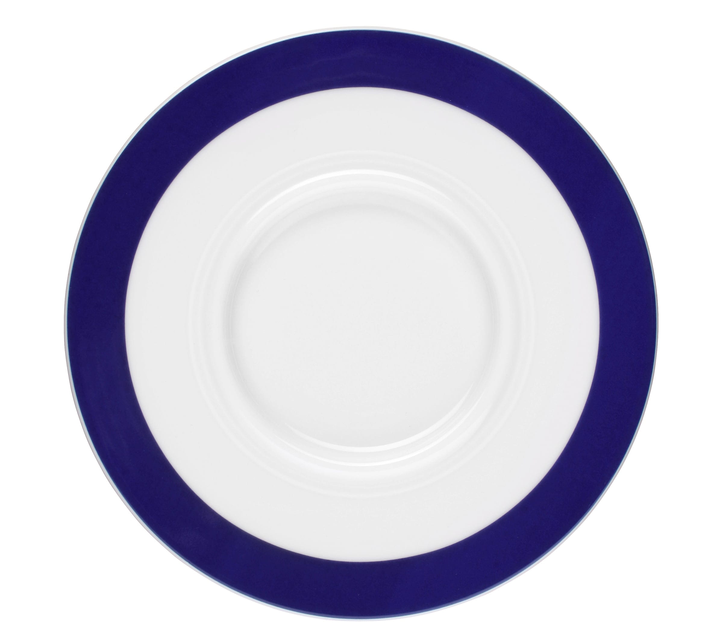 Kaffeeuntertasse rund mit Relief 1 15,5cm VITALIS blaues band