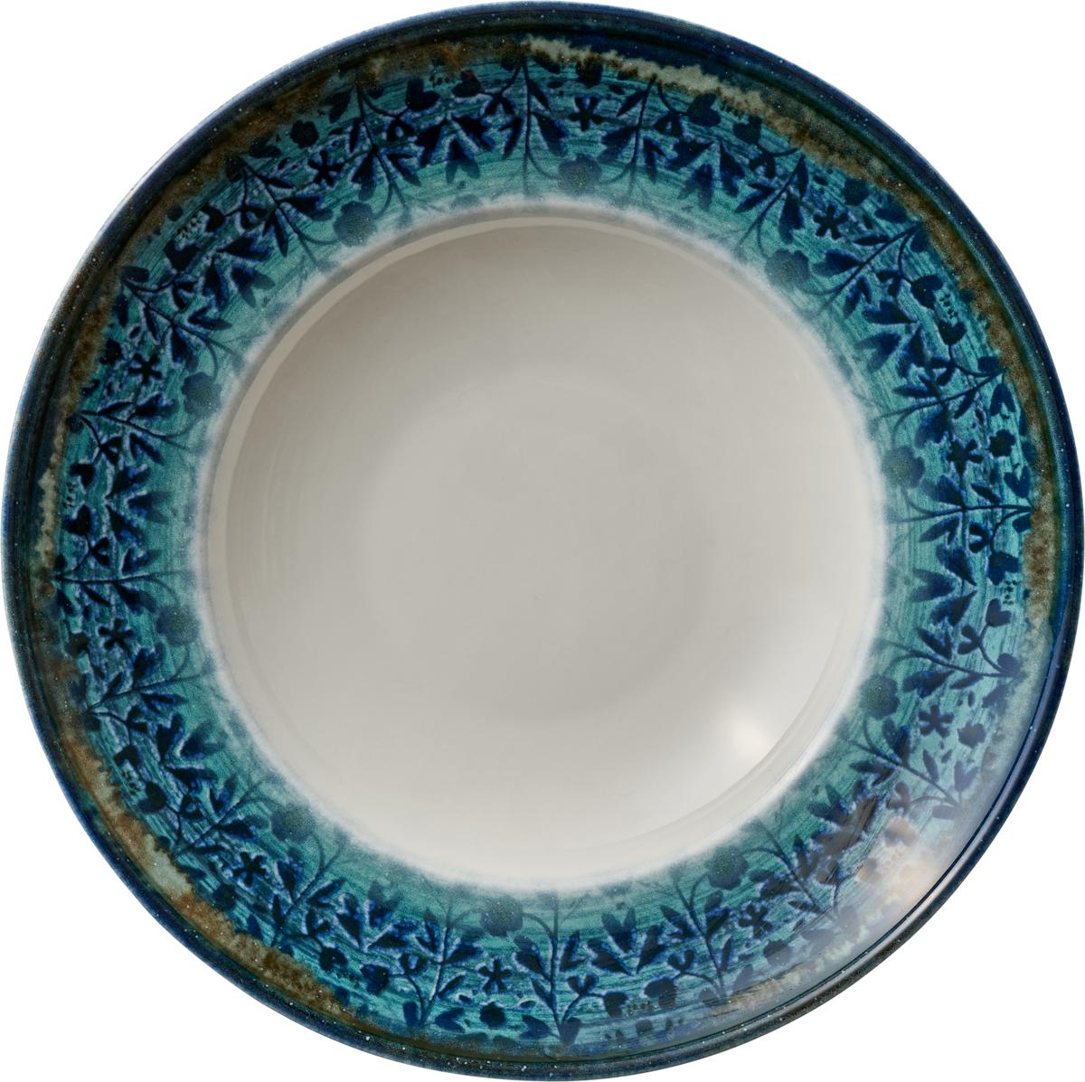 Teller tief Fahne 27cm MIRAGE indigo